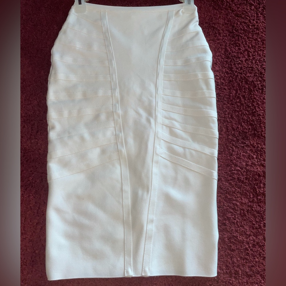 White bandage skirt